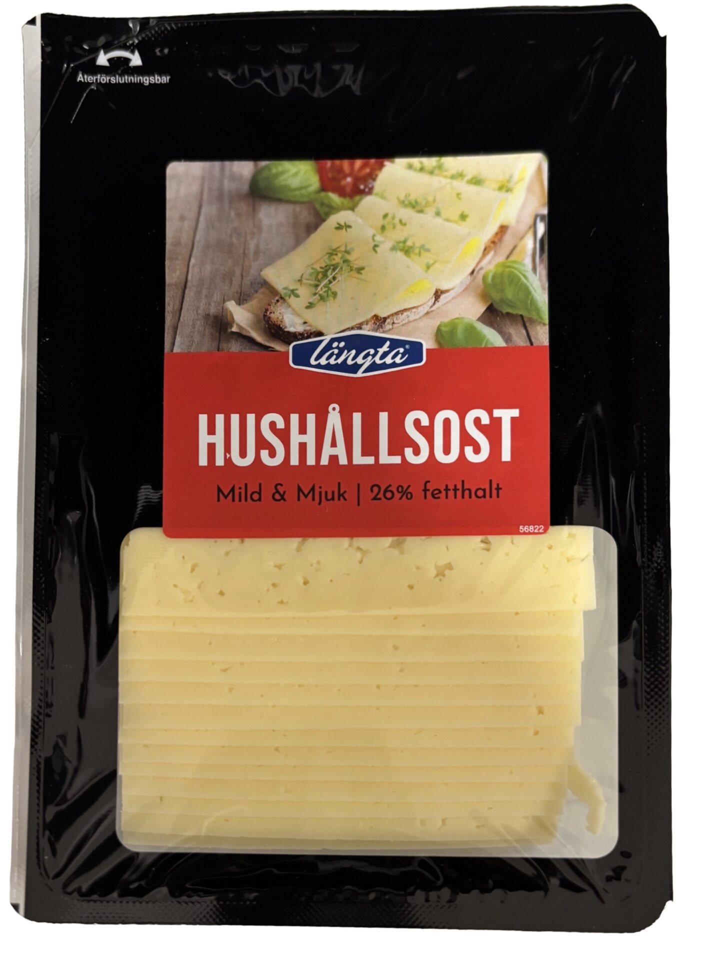 Produktbild för Hushållsost Skivad 200g NLHushållsost Skivad 200g NL